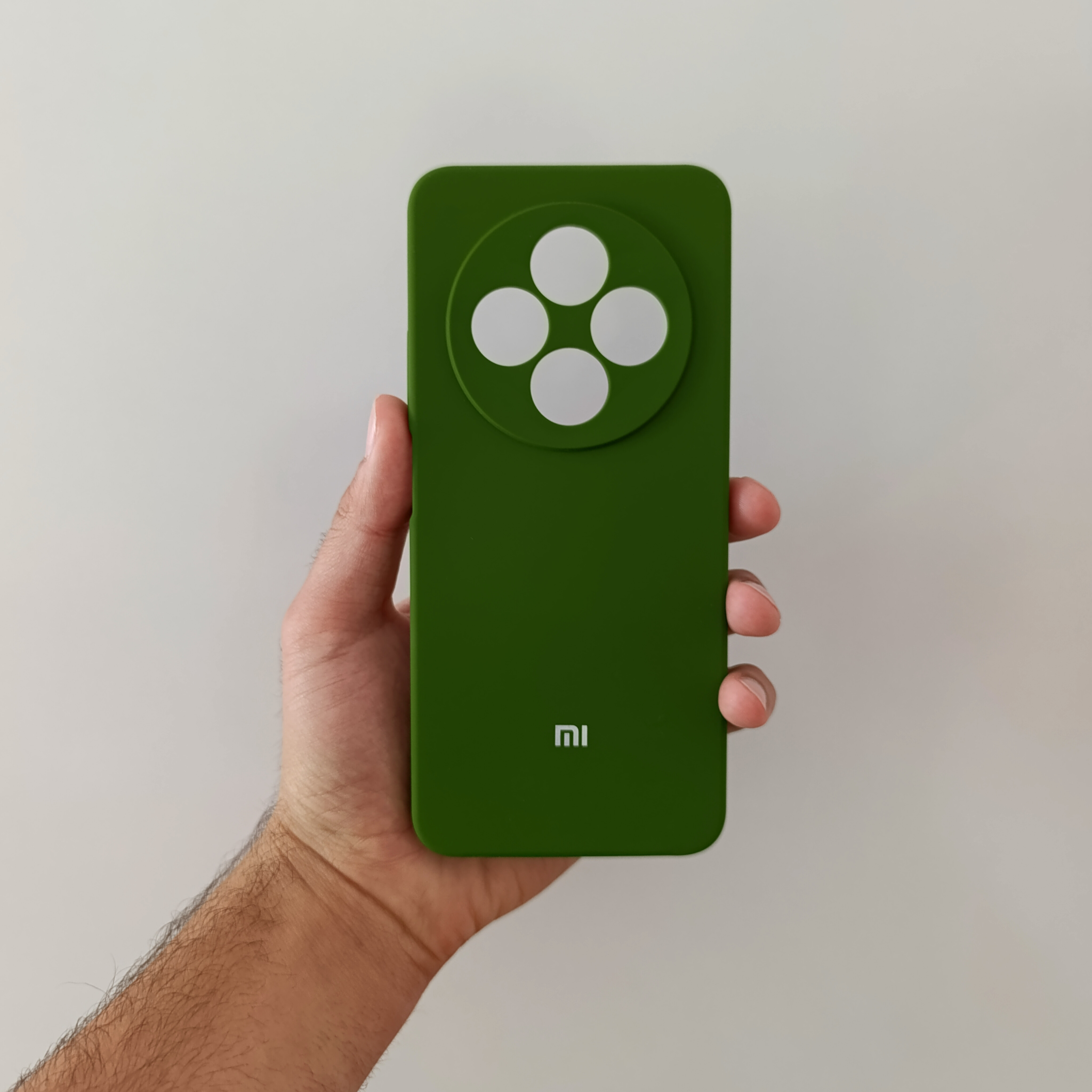 قاب سیلیکونی شیائومی مناسب Redmi 14C / Poco C75 رنگ سبز
