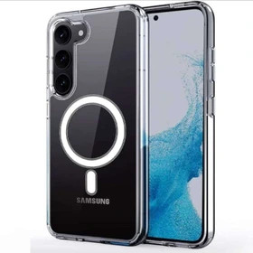 کاور مگ سیف مناسب برای گوشی موبایل سامسونگ Galaxy S23 fe - شفاف