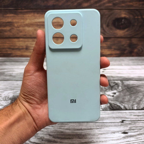 قاب سیلیکونی اورجینال آبی برای نوت ۱۳ پرو فور جی / Redmi note 13 pro 4G